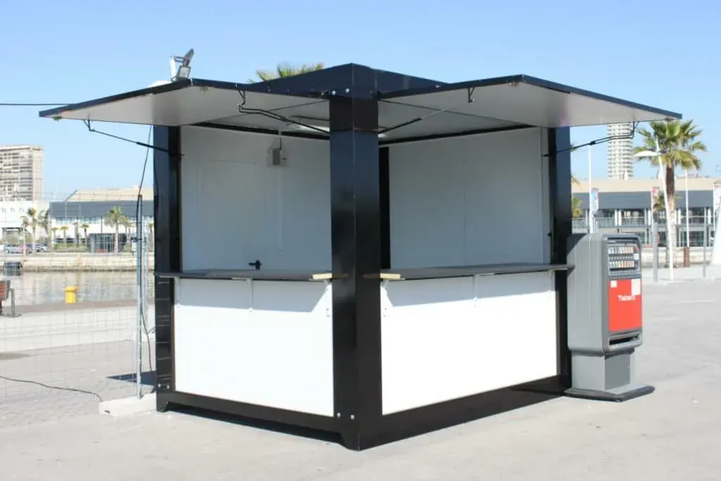 Caseta kiosco prefabricada